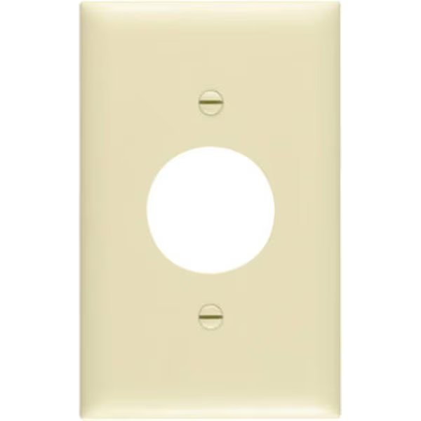 TP7ICC30 Nylon Wall Plate, 1 Gang, Ivory, Nextgen, Mfr#: NE1636060